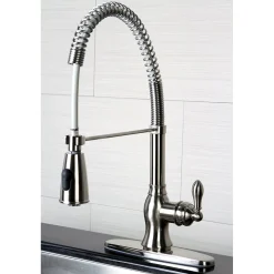 Hot Gourmetier American Classic Single-Handle Pre-Rinse Kitchen Faucet Commercial Style Faucets