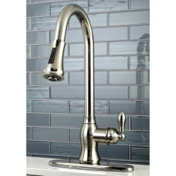 Best Gourmetier American Classic Single-Handle Pull-Down Sprayer Kitchen Faucet Single Hole