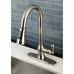 Best Gourmetier American Classic Single-Handle Pull-Down Sprayer Kitchen Faucet Single Hole