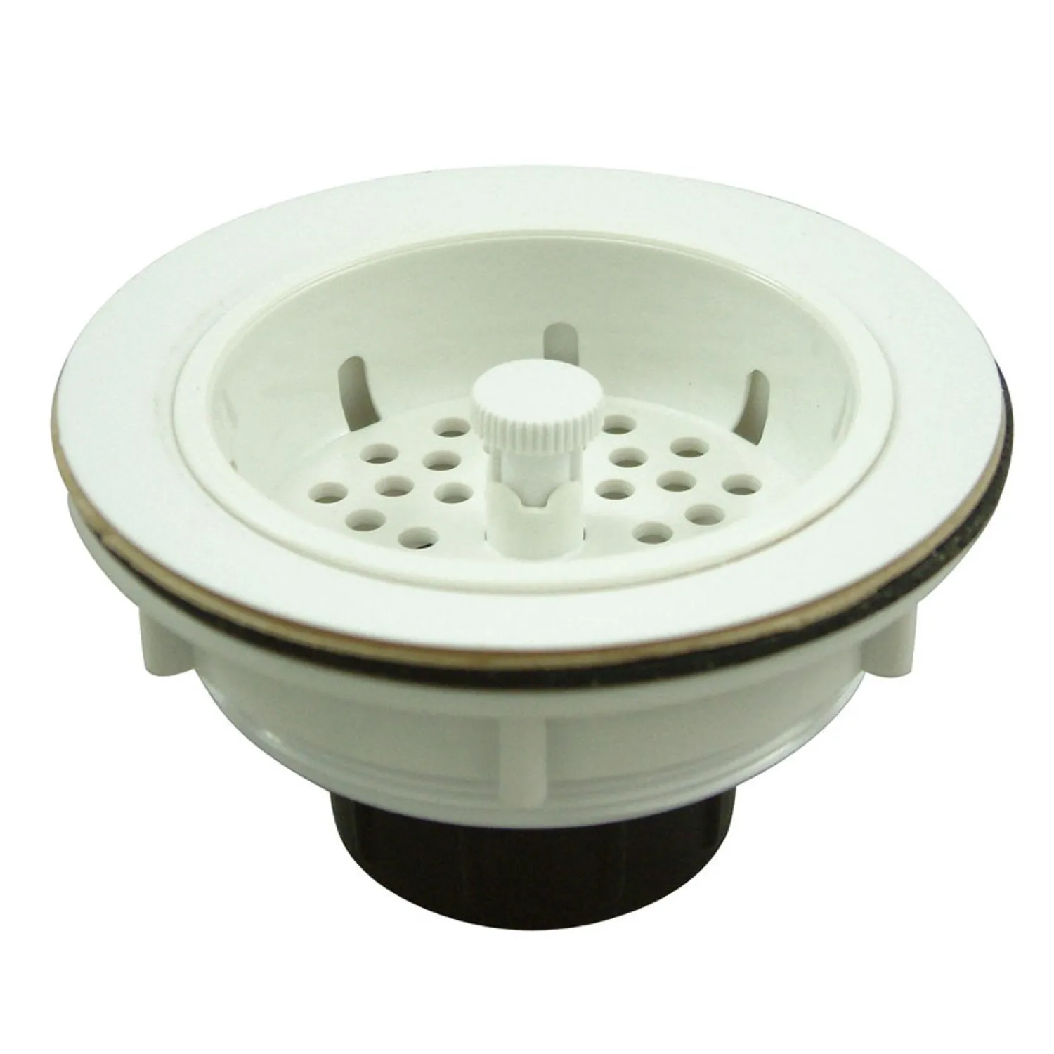 Sale Gourmetier BSP1011 Kitchen Sink Strainer in White Sink Drains, Disposer Flanges & Air Gaps