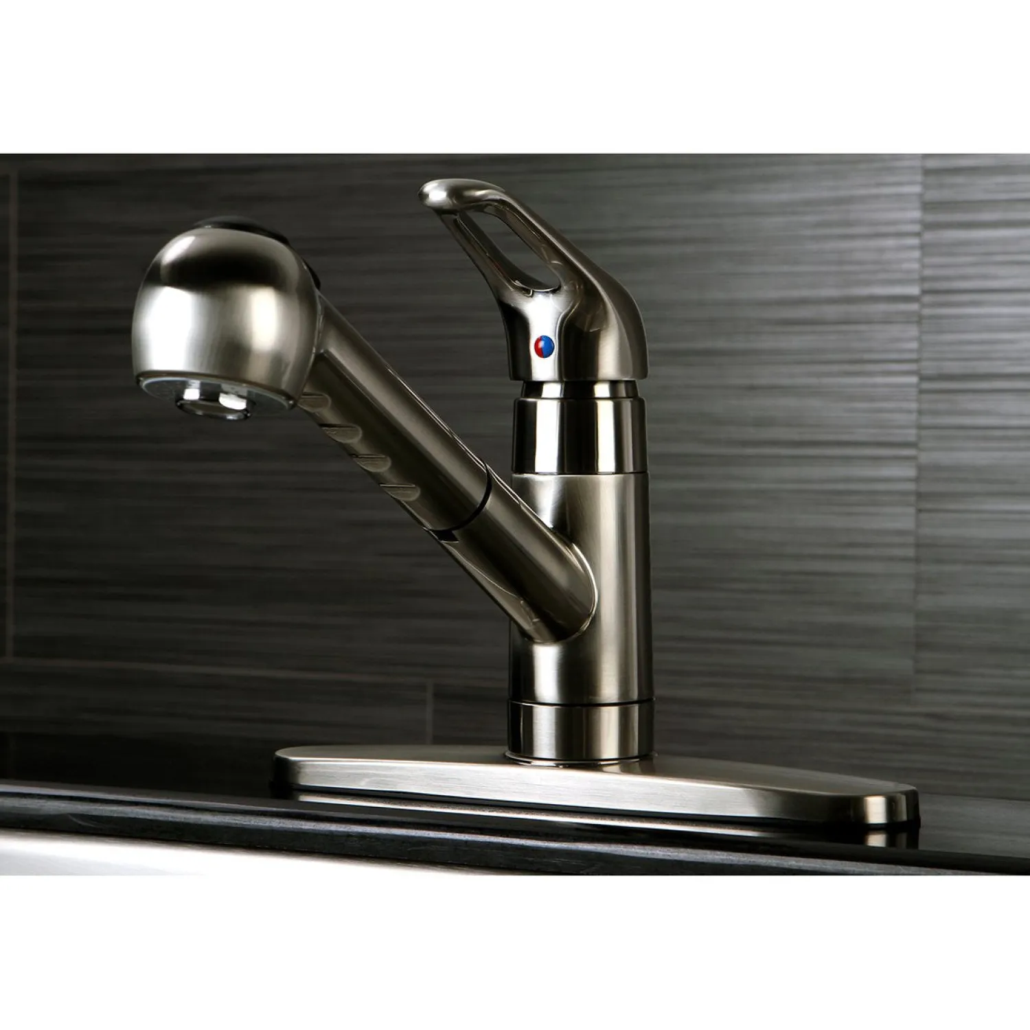 Best Gourmetier Century Single-Handle Kitchen Faucet with Pull-Out Sprayer Single Hole