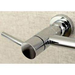 Online Gourmetier Concord 2-Handle Wall Mount Pull-Down Kitchen Faucet Wall Mounted Kitchen Faucets