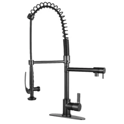 Sale Gourmetier Continental Single Hole Single-Handle Pre-Rinse Kitchen Faucet Single Hole