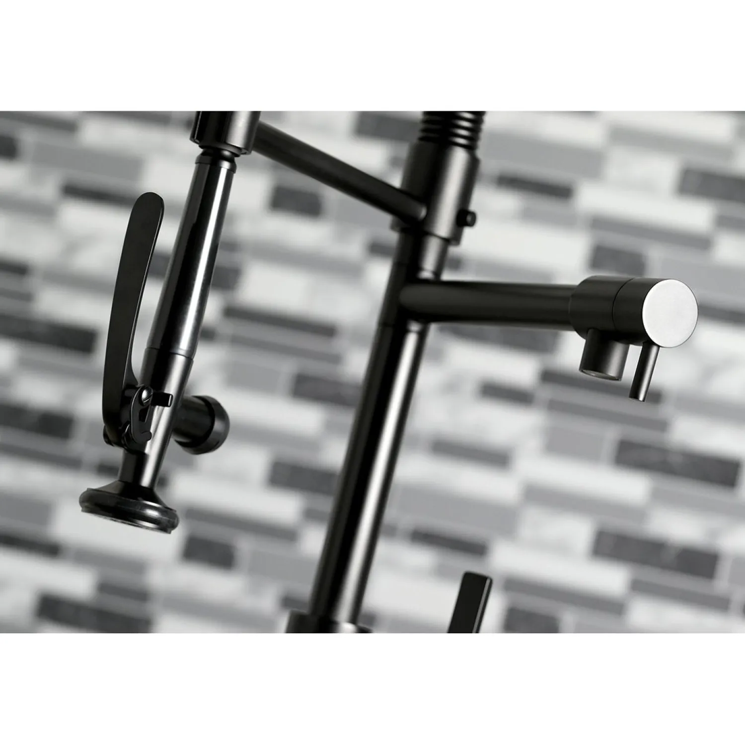 Sale Gourmetier Continental Single Hole Single-Handle Pre-Rinse Kitchen Faucet Single Hole