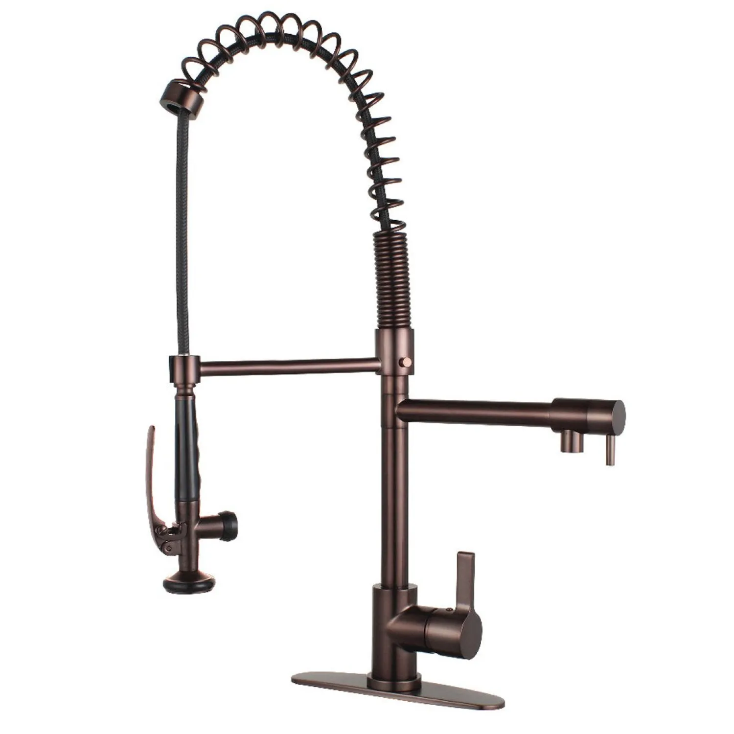 Sale Gourmetier Continental Single Hole Single-Handle Pre-Rinse Kitchen Faucet Single Hole
