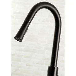 Sale Gourmetier Concord Single-Handle Kitchen Faucet with Pull-Down Sprayer Single Hole