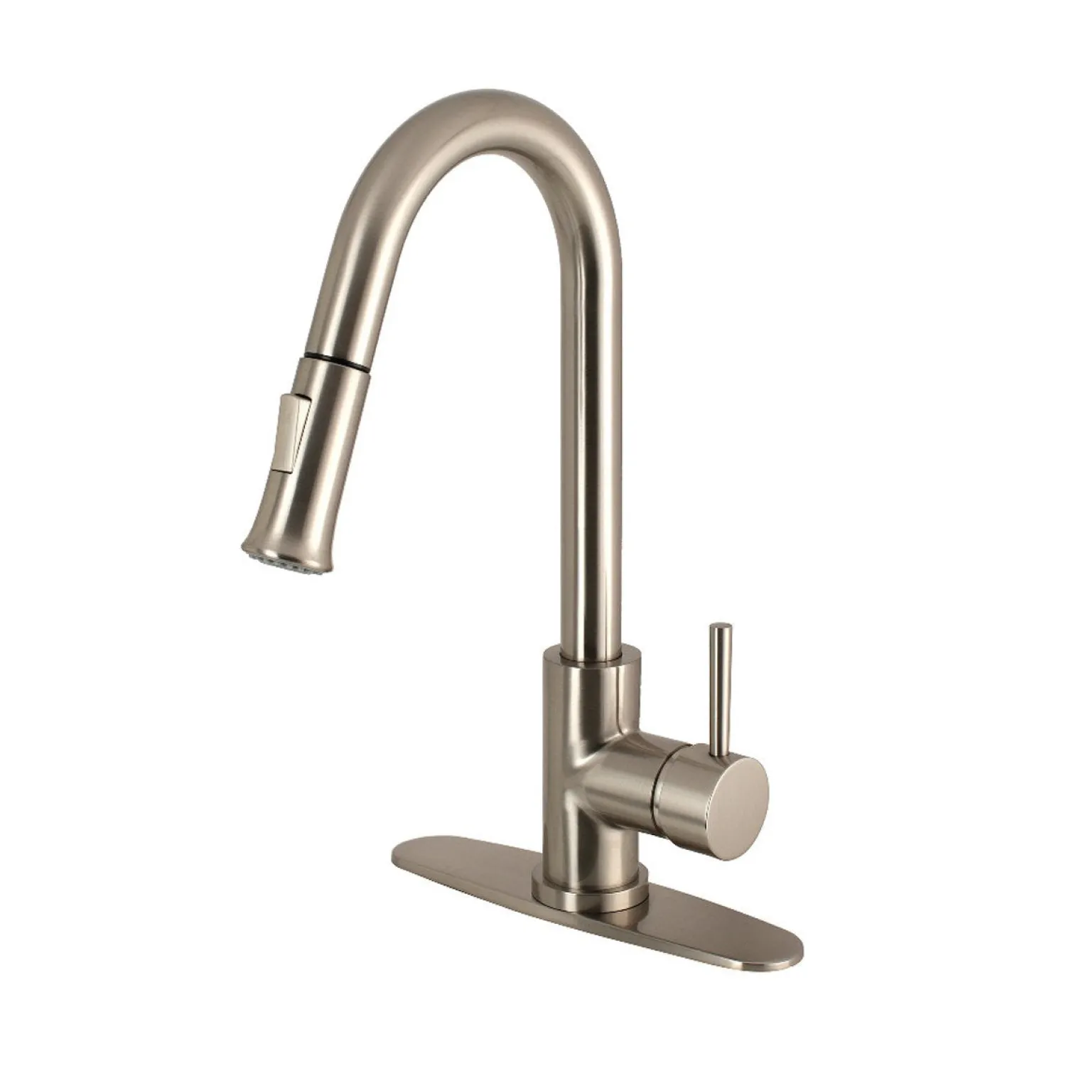 Sale Gourmetier Concord Single-Handle Kitchen Faucet with Pull-Down Sprayer Single Hole