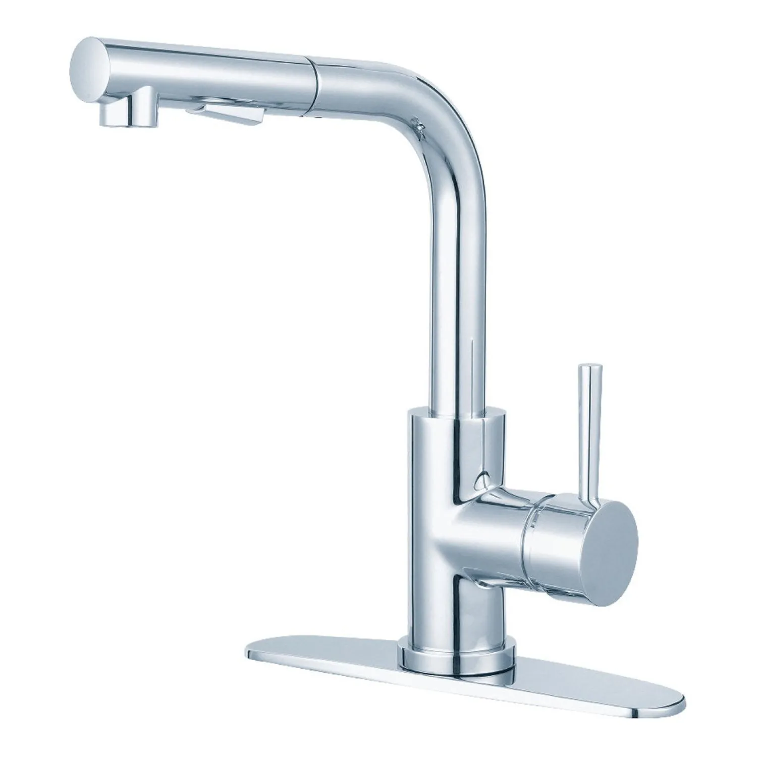 Outlet Gourmetier Concord Single-Handle Kitchen Faucet with Pull-Out Sprayer Single Hole