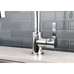 Gourmetier Continental Single-Hole Single-Handle Pre-Rinse Kitchen Faucet Single Hole|Commercial Style Faucets