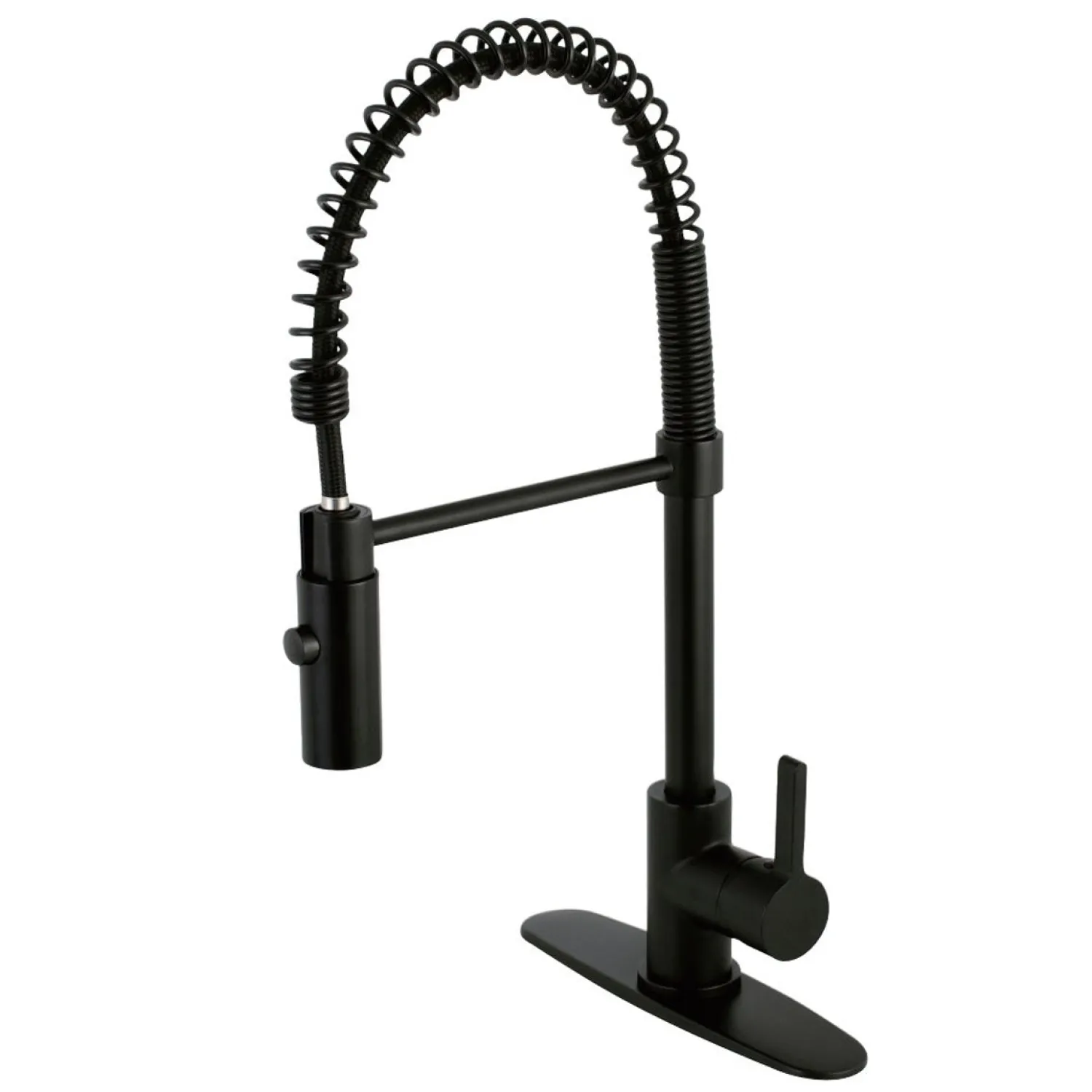 Gourmetier Continental Single-Hole Single-Handle Pre-Rinse Kitchen Faucet Single Hole|Commercial Style Faucets