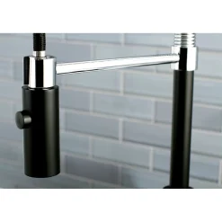Gourmetier Continental Single-Hole Single-Handle Pre-Rinse Kitchen Faucet Single Hole|Commercial Style Faucets