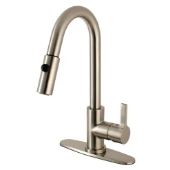 Best Gourmetier Continental Single-Handle Single-Hole Pull-Down Kitchen Faucet Single Hole