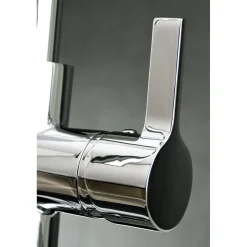 Clearance Gourmetier Continental Deck Mount Single-Handle Pull-Down Kitchen Faucet Single Hole