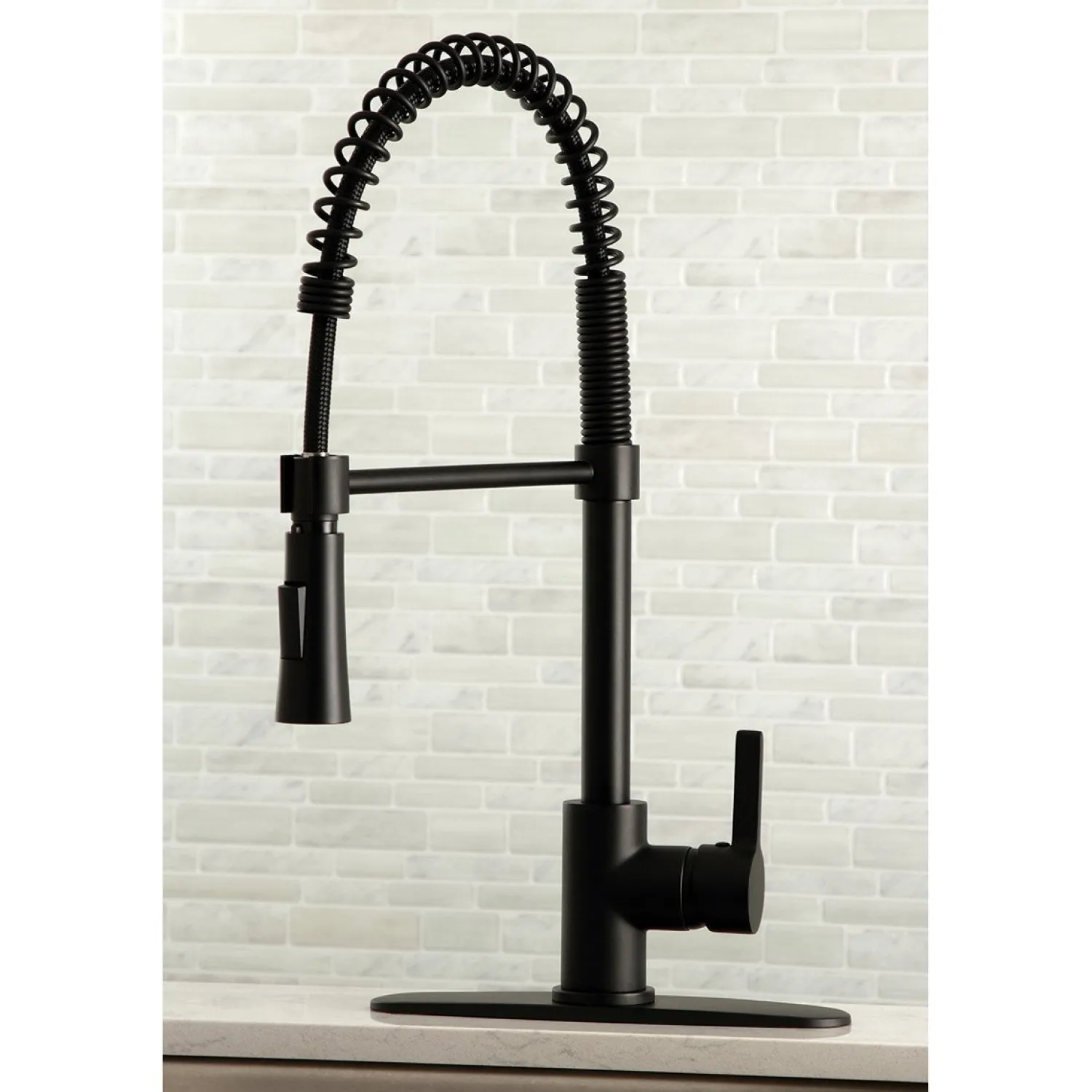 Online Gourmetier Continental Single-Handle Pull-Down Kitchen Faucet Single Hole