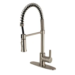 Online Gourmetier Continental Single-Handle Pull-Down Kitchen Faucet Single Hole