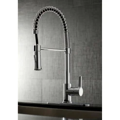 Online Gourmetier Continental Single-Handle Pull-Down Kitchen Faucet Single Hole