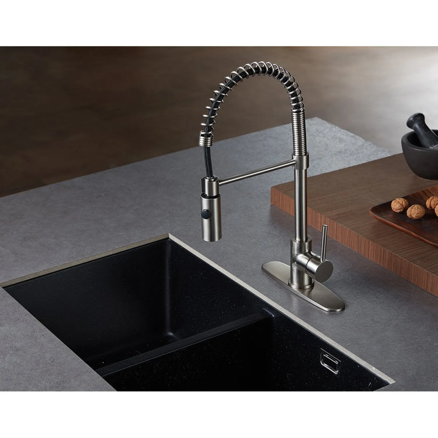 Gourmetier Concord Pre-Rinse Kitchen Faucet Single Hole