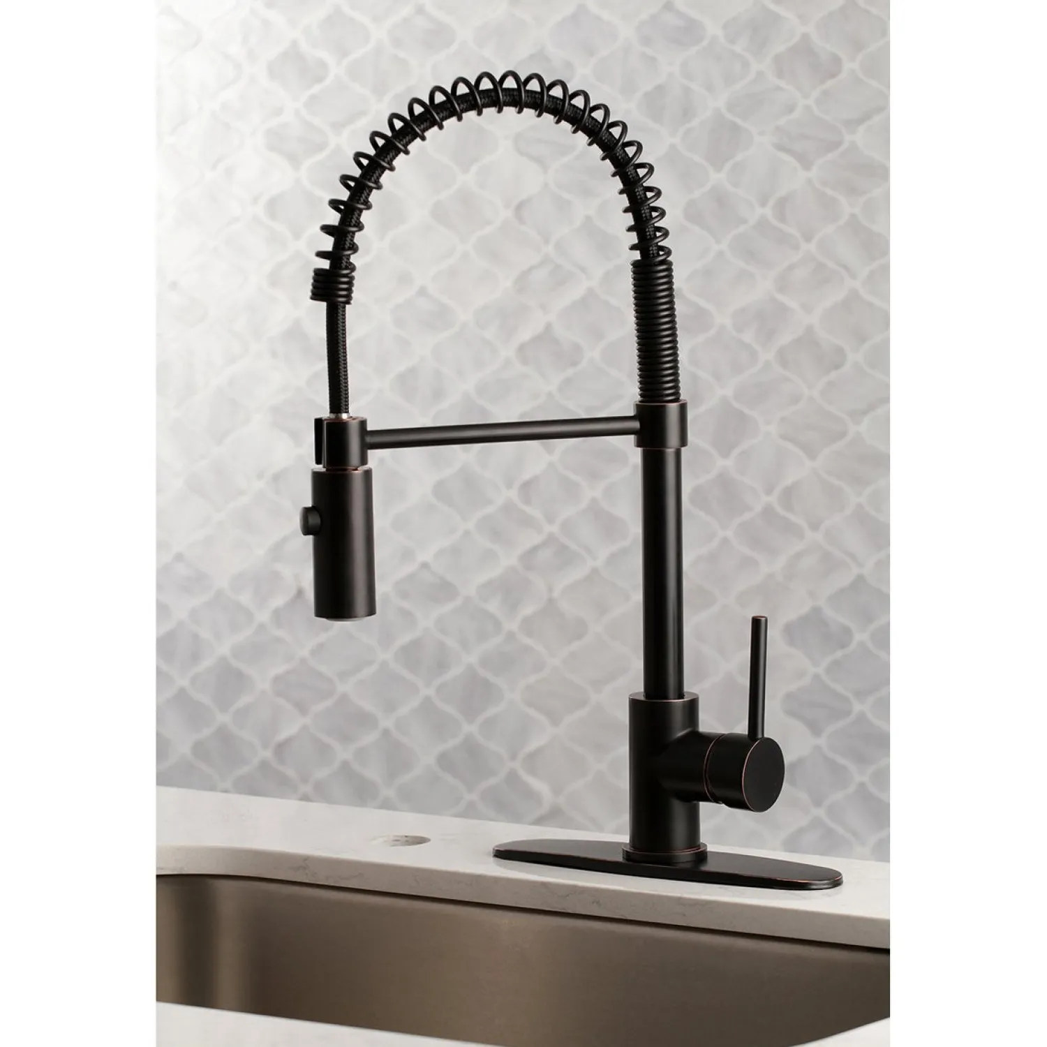 Gourmetier Concord Pre-Rinse Kitchen Faucet Single Hole