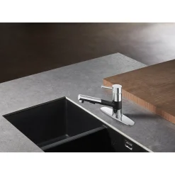 Best Gourmetier Concord Single-Handle Pull-Out Kitchen Faucet Single Hole