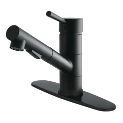 Best Gourmetier Concord Single-Handle Pull-Out Kitchen Faucet Single Hole