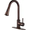 Online Gourmetier Concord Deck Mount Single-Handle Pull-Down Kitchen Faucet Single Hole