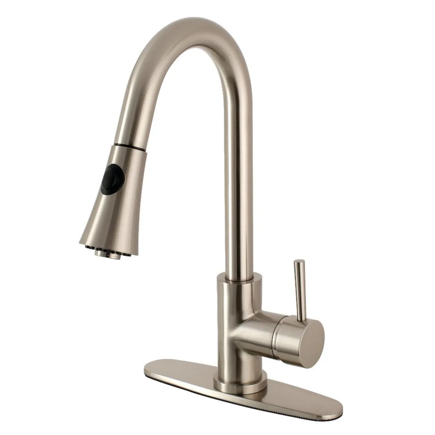 Online Gourmetier Concord Deck Mount Single-Handle Pull-Down Kitchen Faucet Single Hole