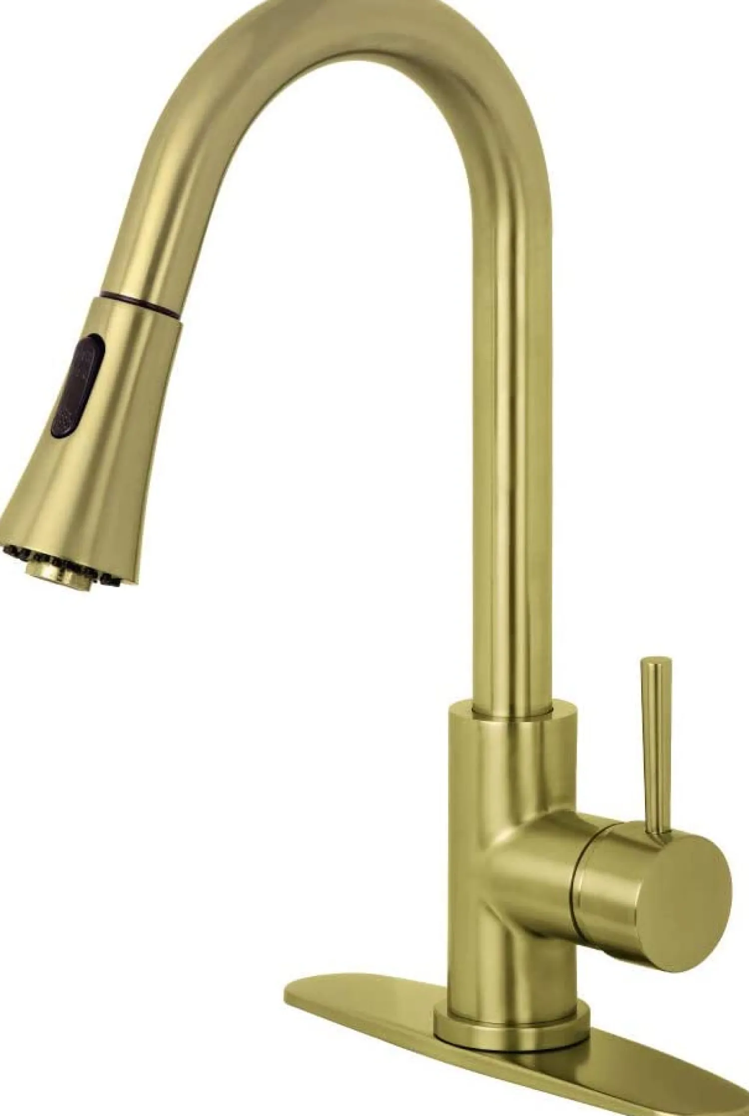 Online Gourmetier Concord Deck Mount Single-Handle Pull-Down Kitchen Faucet Single Hole