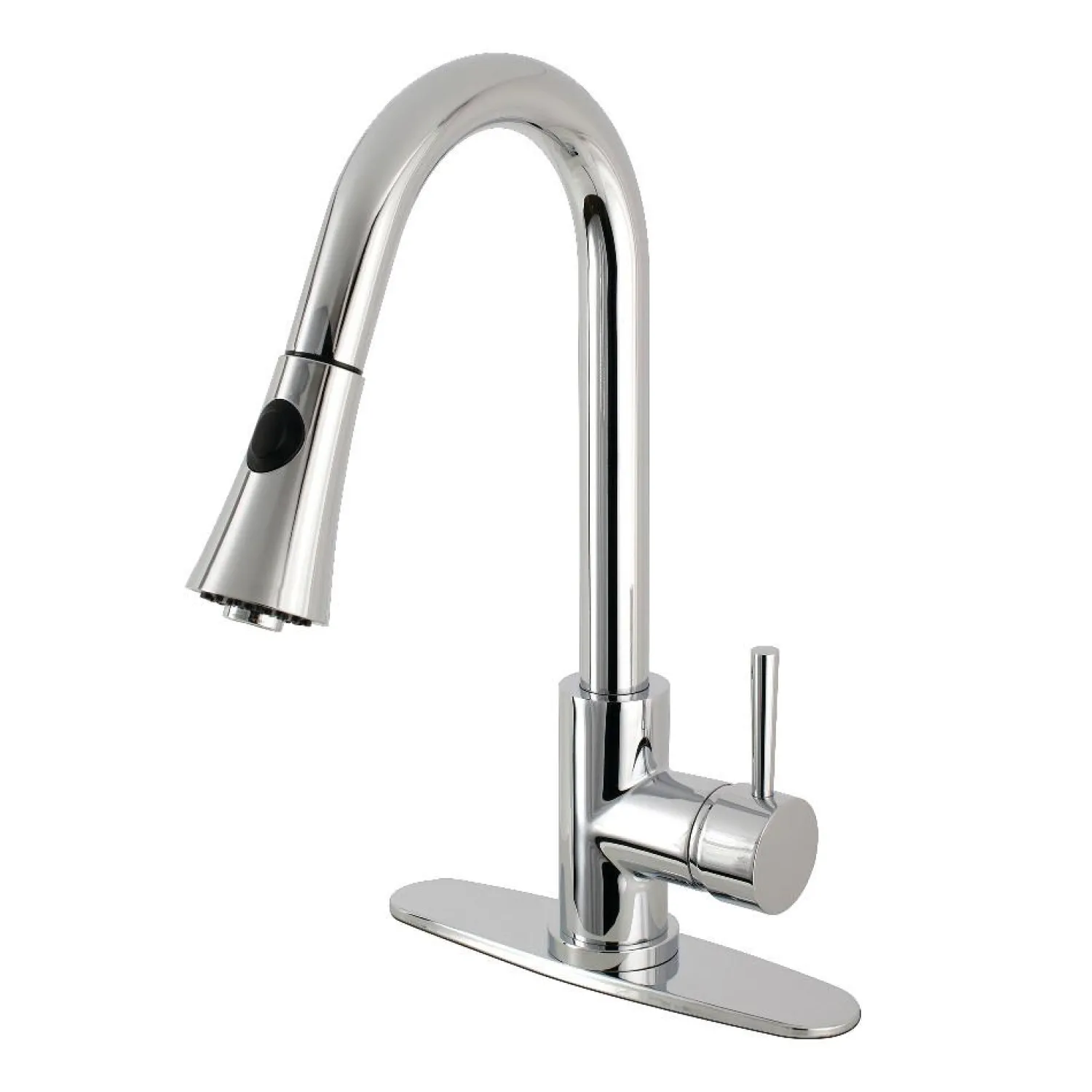Online Gourmetier Concord Deck Mount Single-Handle Pull-Down Kitchen Faucet Single Hole