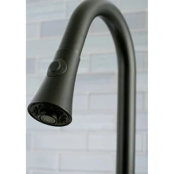 Online Gourmetier Concord Deck Mount Single-Handle Pull-Down Kitchen Faucet Single Hole
