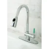 Gourmetier Green Eden Single Lever Handle Kitchen Faucet with Pull-Down Sprayer Single Hole
