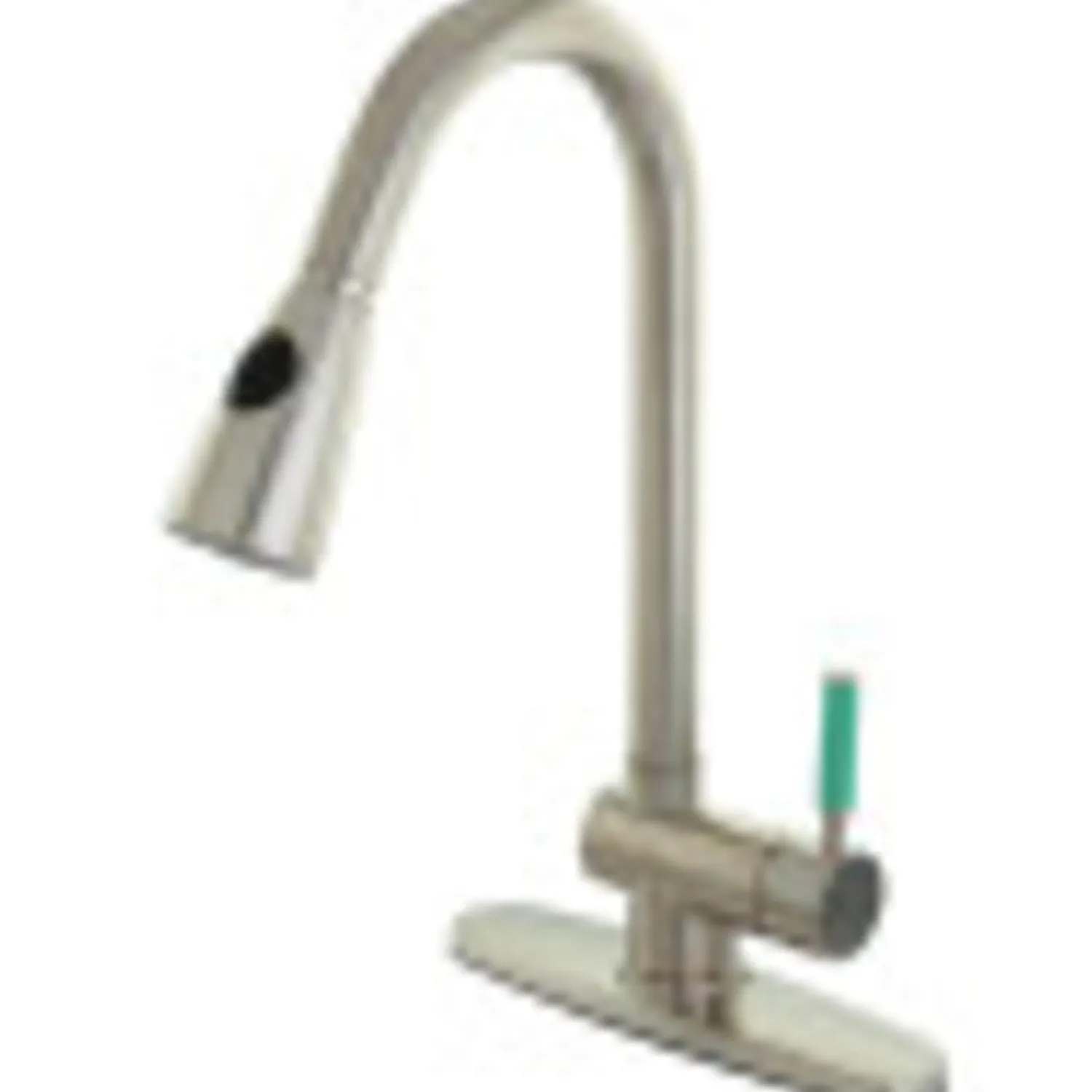 Gourmetier Green Eden Single Lever Handle Kitchen Faucet with Pull-Down Sprayer Single Hole