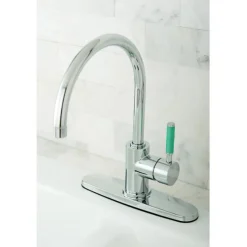 Sale Gourmetier Green Eden Single Lever Handle Kitchen Faucet with 8