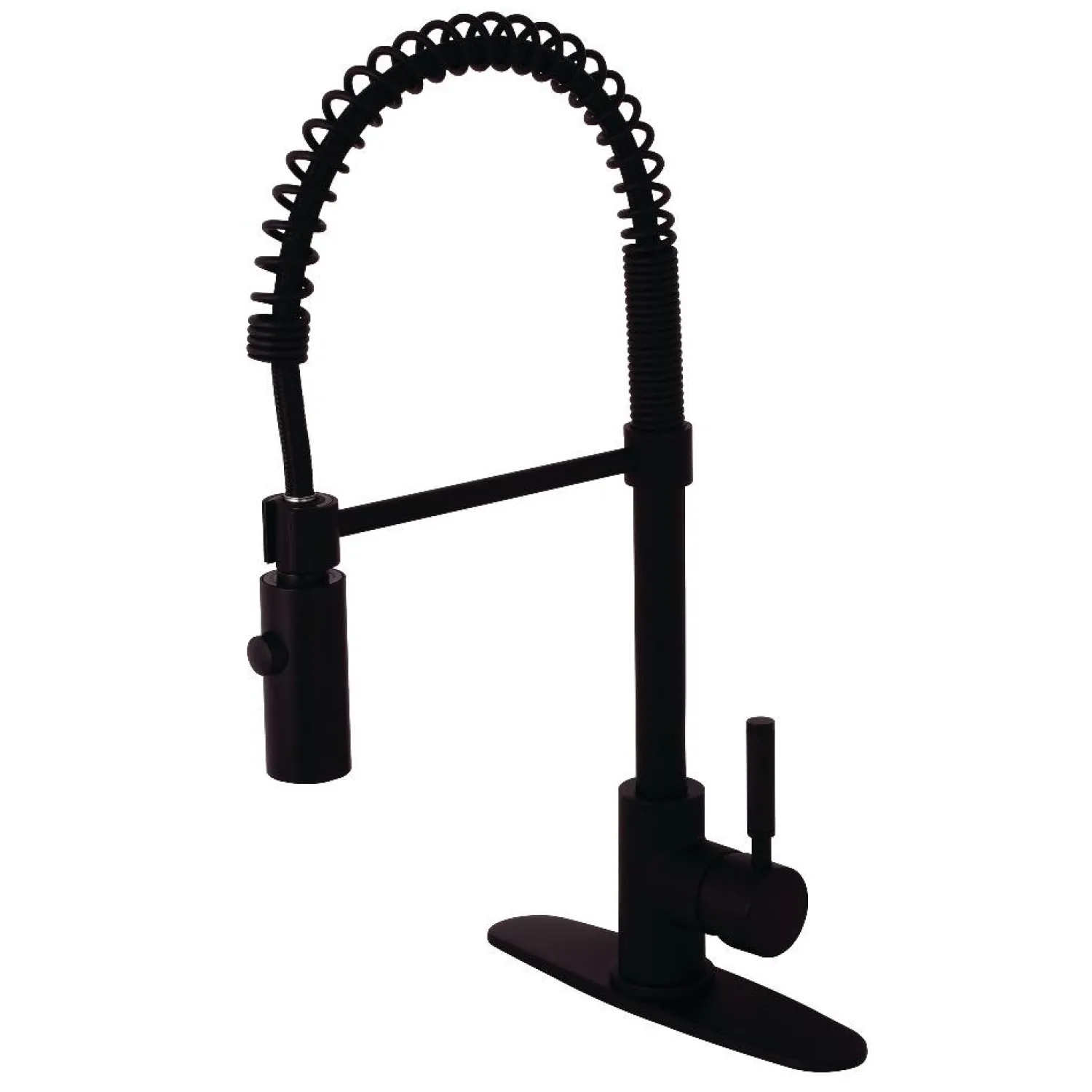 Hot Gourmetier Kaiser Deck Mount Single-Handle Pull-Down Kitchen Faucet Single Hole