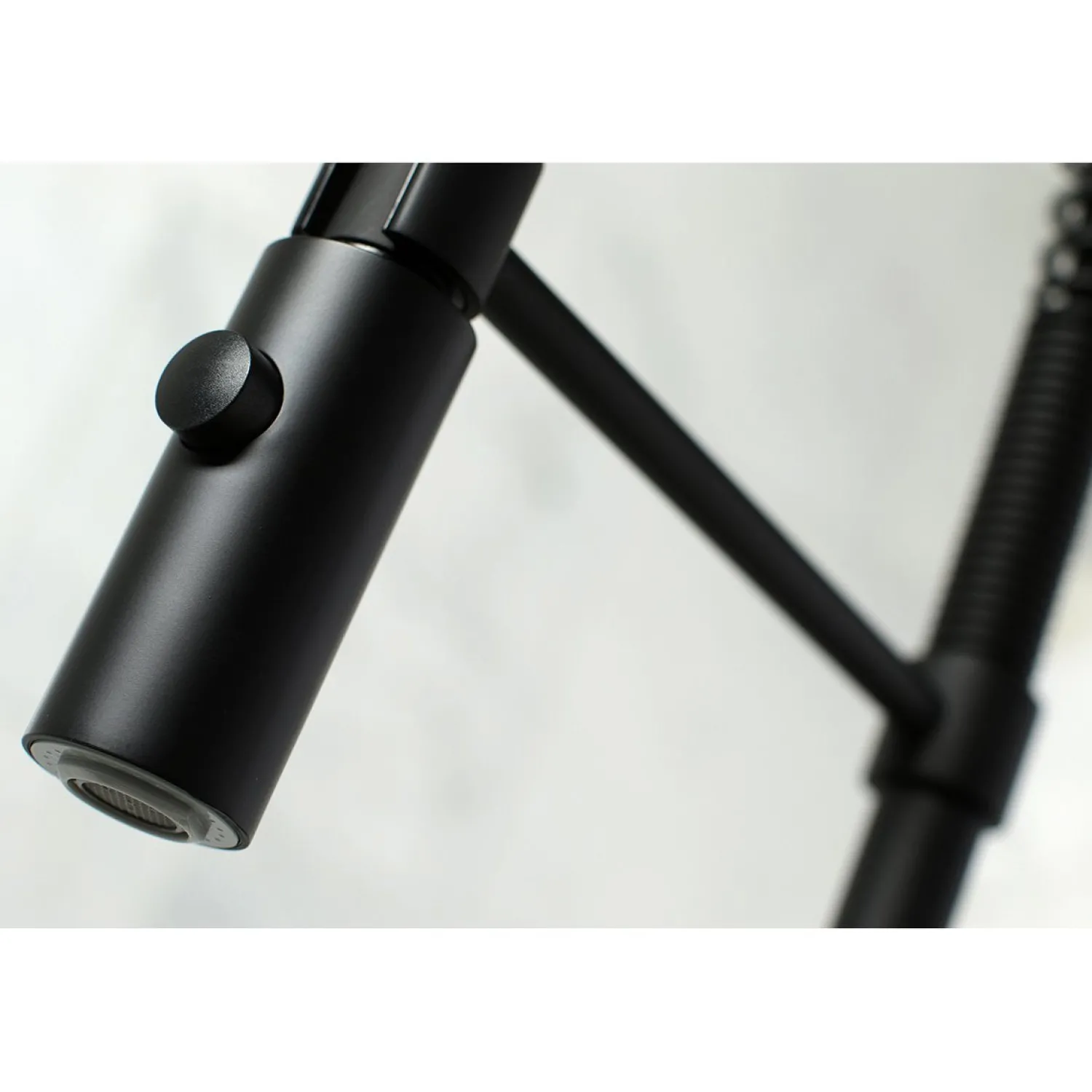 Hot Gourmetier Kaiser Deck Mount Single-Handle Pull-Down Kitchen Faucet Single Hole