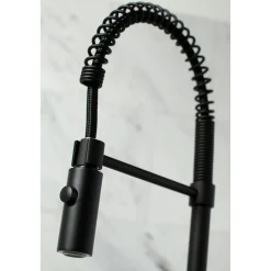 Hot Gourmetier Kaiser Deck Mount Single-Handle Pull-Down Kitchen Faucet Single Hole