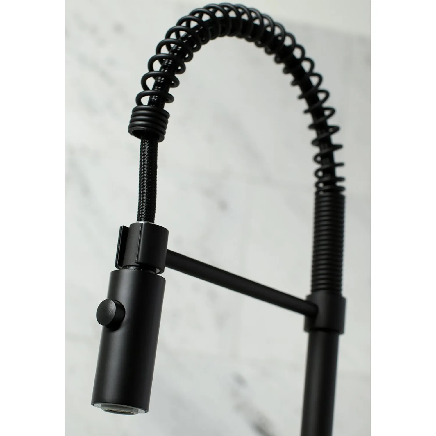 Hot Gourmetier Kaiser Deck Mount Single-Handle Pull-Down Kitchen Faucet Single Hole
