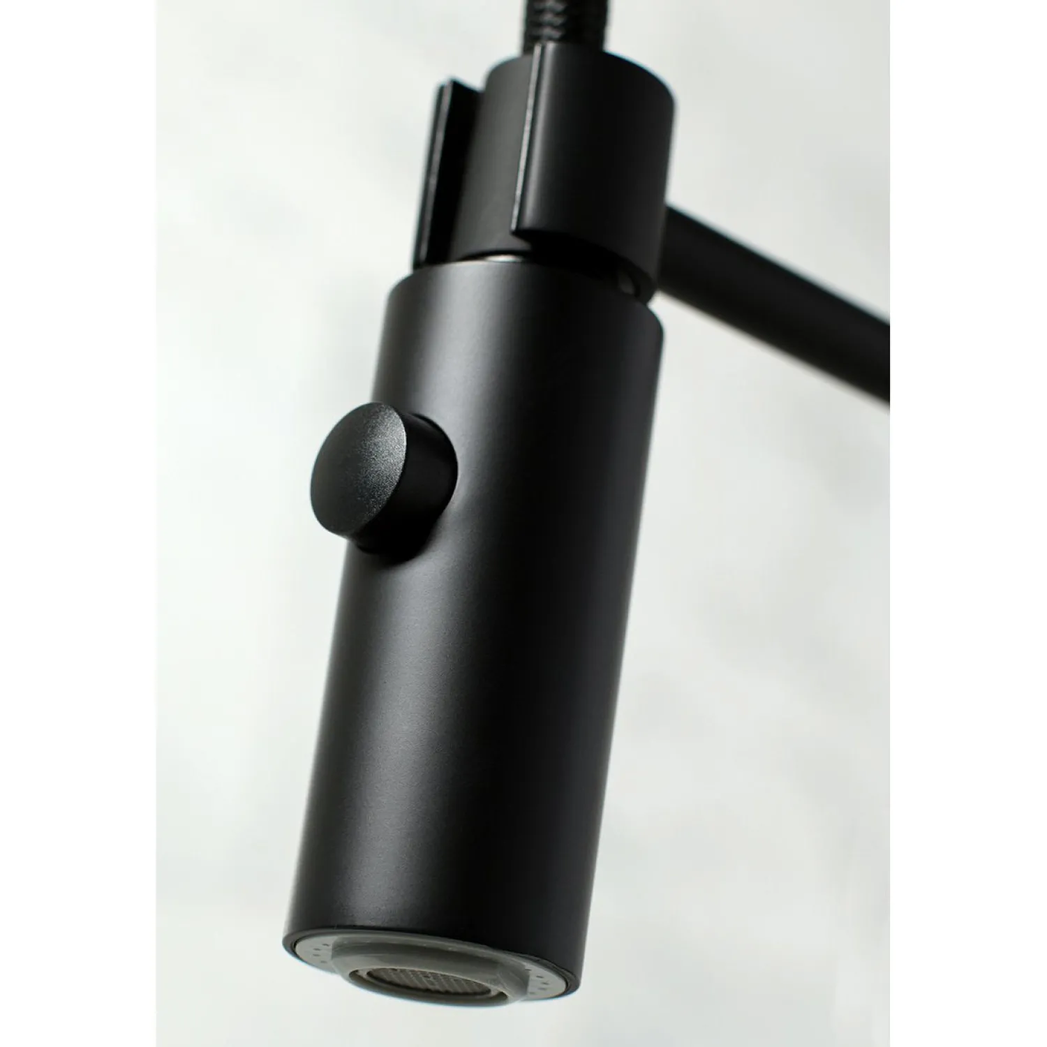 Hot Gourmetier Kaiser Deck Mount Single-Handle Pull-Down Kitchen Faucet Single Hole