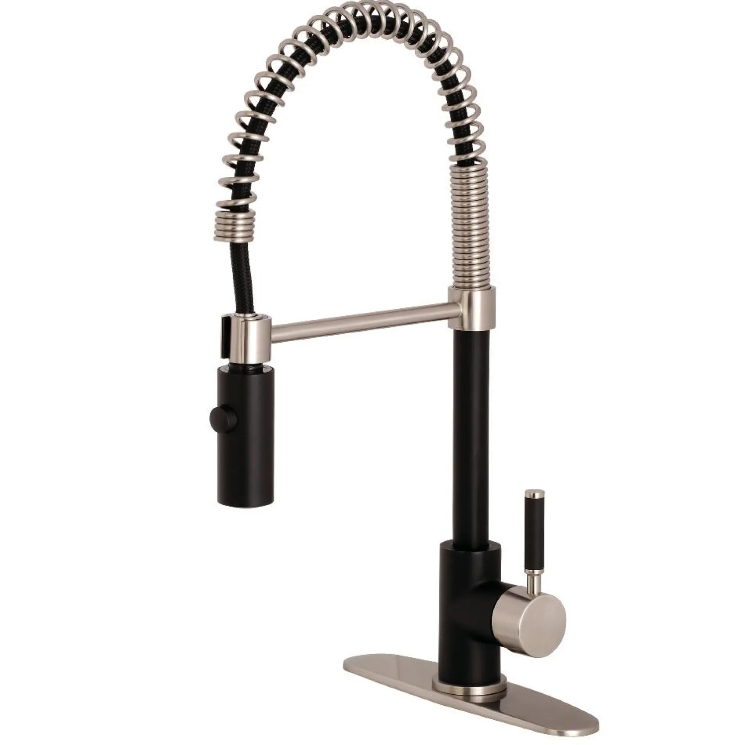 Hot Gourmetier Kaiser Deck Mount Single-Handle Pull-Down Kitchen Faucet Single Hole