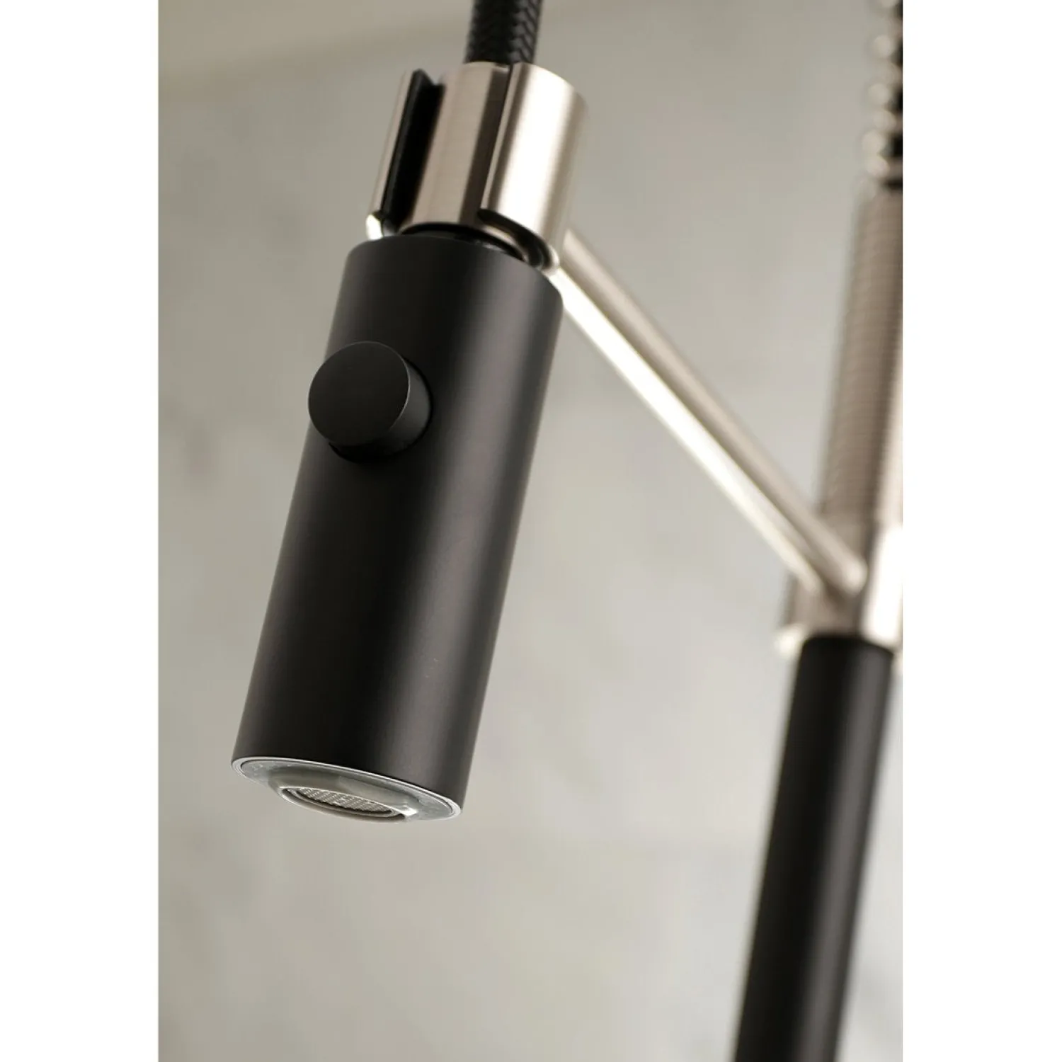 Hot Gourmetier Kaiser Deck Mount Single-Handle Pull-Down Kitchen Faucet Single Hole