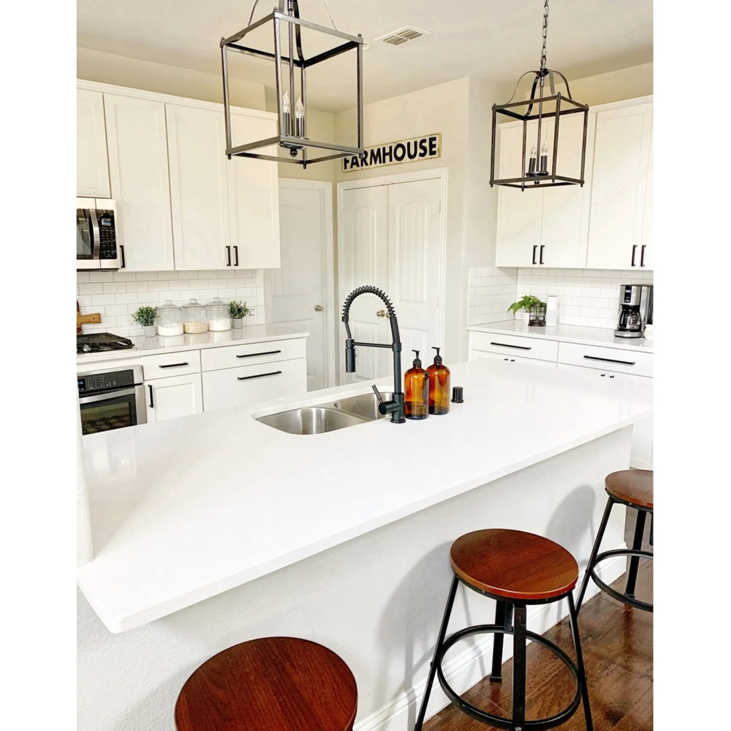 Hot Gourmetier Kaiser Deck Mount Single-Handle Pull-Down Kitchen Faucet Single Hole