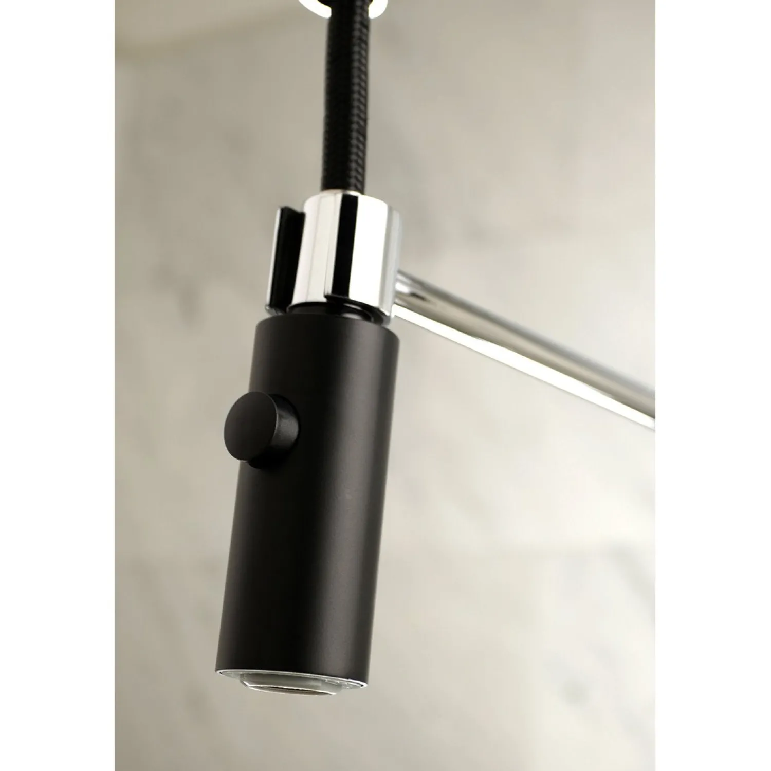 Hot Gourmetier Kaiser Deck Mount Single-Handle Pull-Down Kitchen Faucet Single Hole