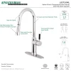 Outlet Gourmetier Kaiser Single-Handle Pull-Down Kitchen Faucet Single Hole