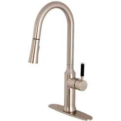 Outlet Gourmetier Kaiser Single-Handle Pull-Down Kitchen Faucet Single Hole
