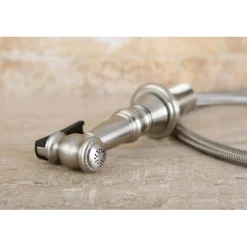 Discount Gourmetier Made to Match Brass Kitchen Faucet Sprayer with Hose Replacement Side Sprays