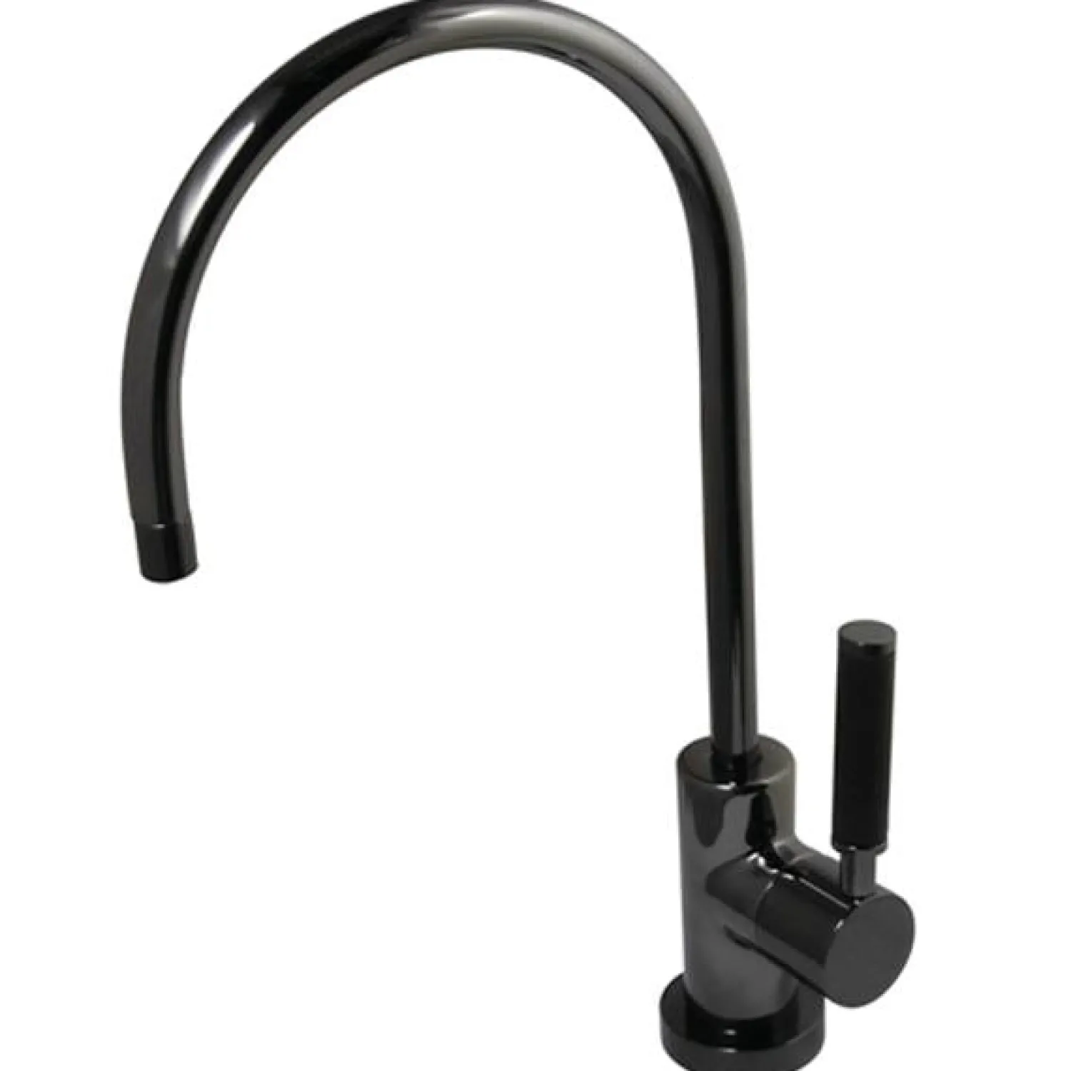 Gourmetier NS8190DKL Water Onyx Cold Water Filtration Faucet in Black Nickel Single Hole|Water Filter Faucets