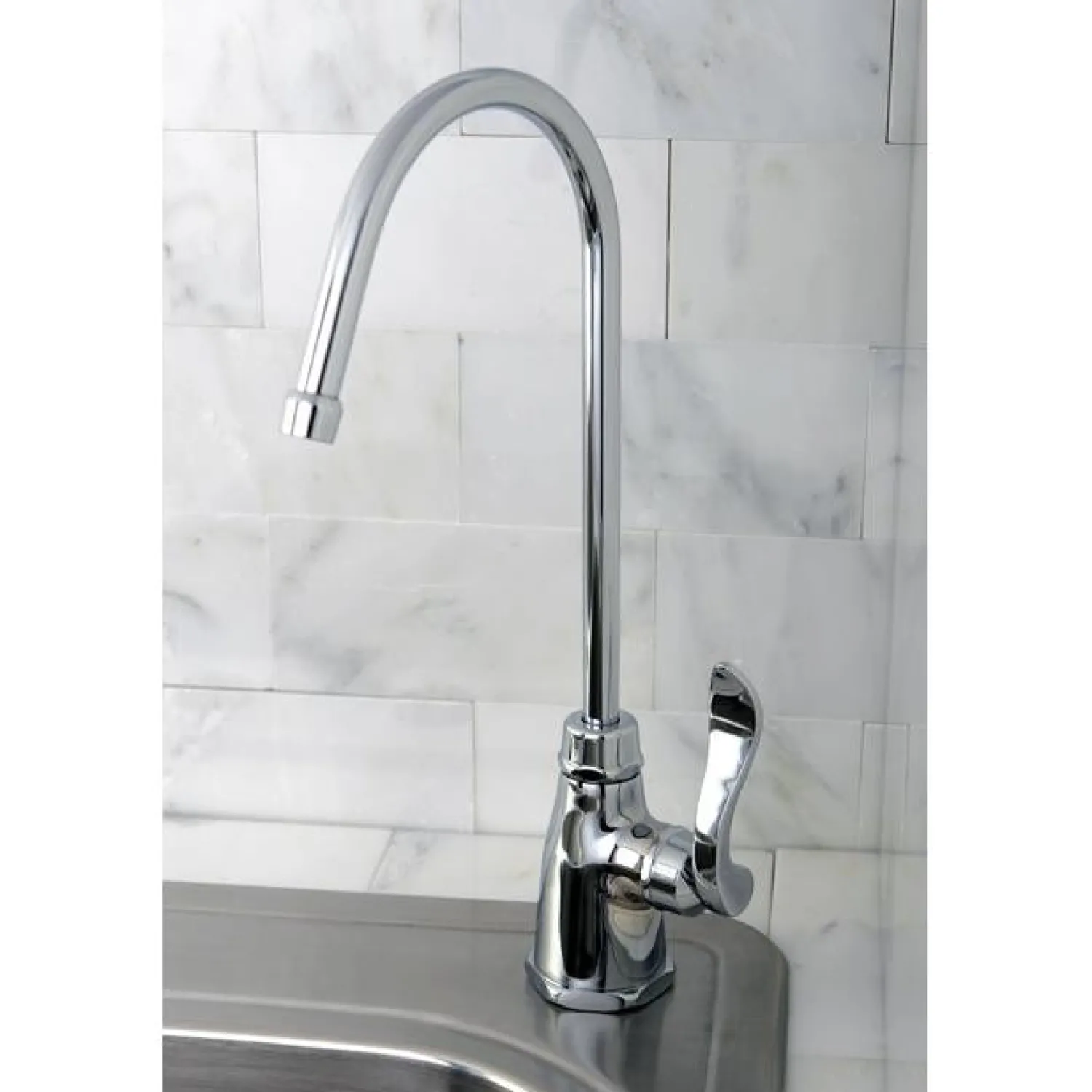 Discount Gourmetier NuWave French Low-Lead Cold Water Filtration Faucet Water Filter Faucets