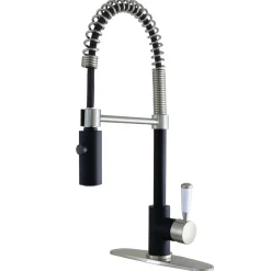 Online Gourmetier Paris Single-Handle Pull-Down Kitchen Faucet Single Hole