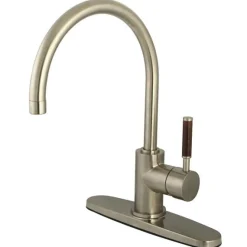 Hot Gourmetier Wilshire Single Handle Kitchen Faucet Single Hole