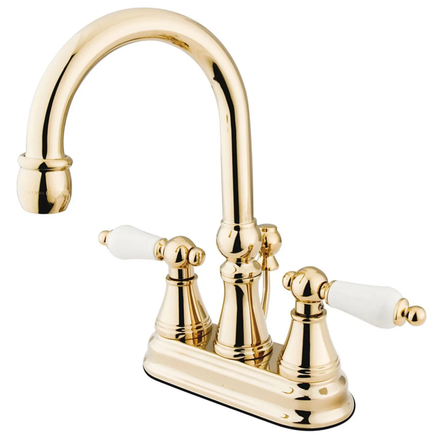 Best Governor Contemporary Two Handle 4" Centerset Lavatory Faucet with Brass Pop-up 4" Center Set
