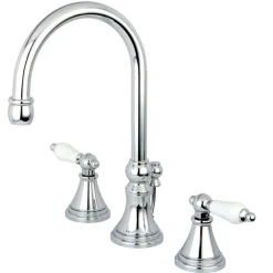 Clearance Governor Deck Mount 8-Inch Widespread Bathroom Faucet 8